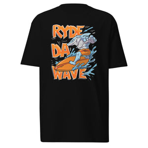 (Ryde Da Wave) Men’s premium heavyweight tee