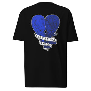 (Heart Of A Lion) Men’s premium heavyweight tee