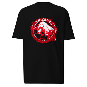 (Chicago Bull) Men’s premium heavyweight tee