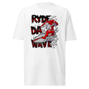 (Ryde Da Wave) Men’s premium heavyweight tee