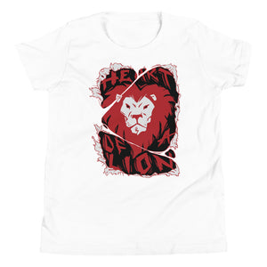 Heart Of A Lion (Youth) Short Sleeve Unisex T-Shirt